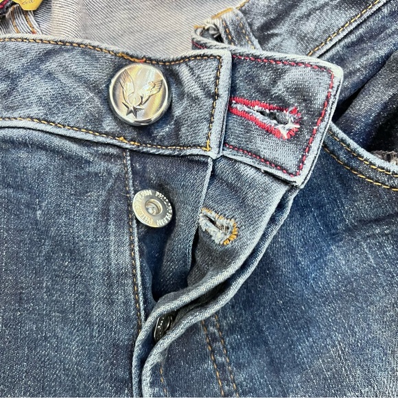 Philipp Plein super straight cut distressed jeans - Picture 6 of 12